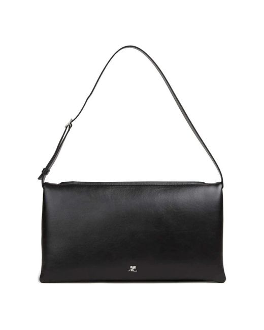Courreges Black Shoulder Bags