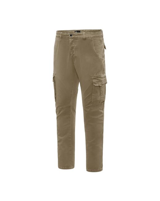 Bomboogie Green Slim-Fit Trousers for men