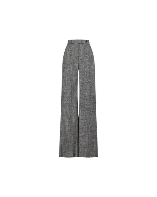 Valentino Garavani Gray Wide Trousers