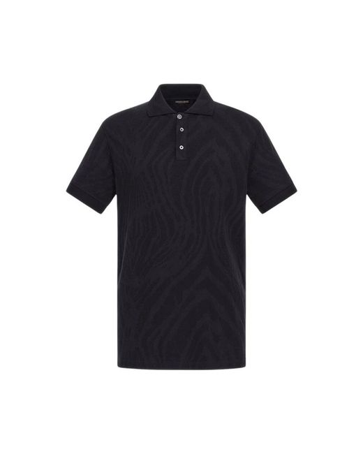 Roberto Cavalli Black Polo Shirts for men