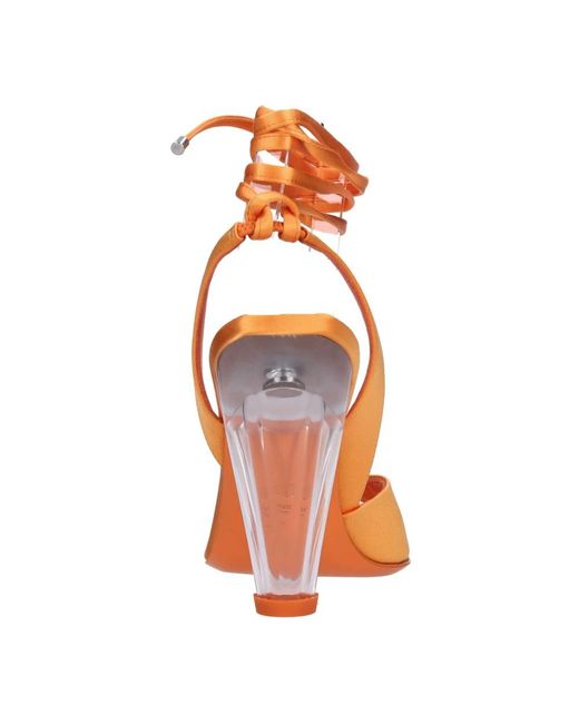3Juin Orange High Heel Sandals