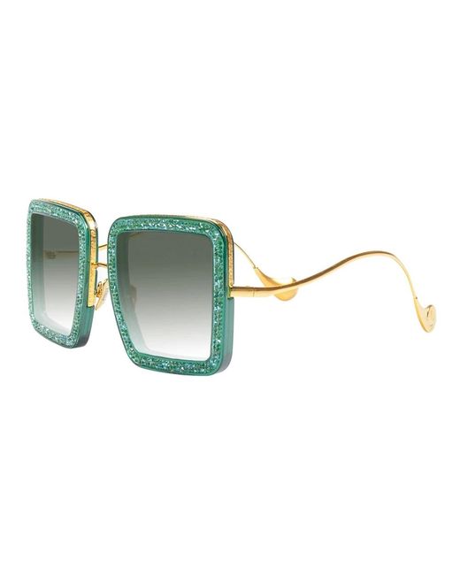 Anna Karin Karlsson Green Sunglasses