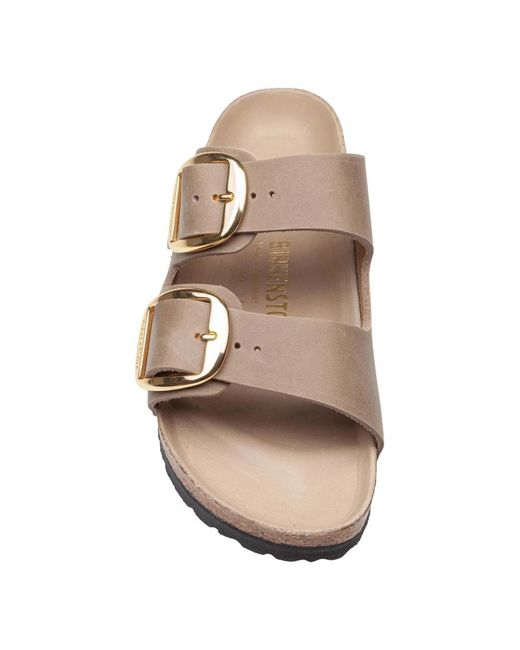 Birkenstock Brown Sliders