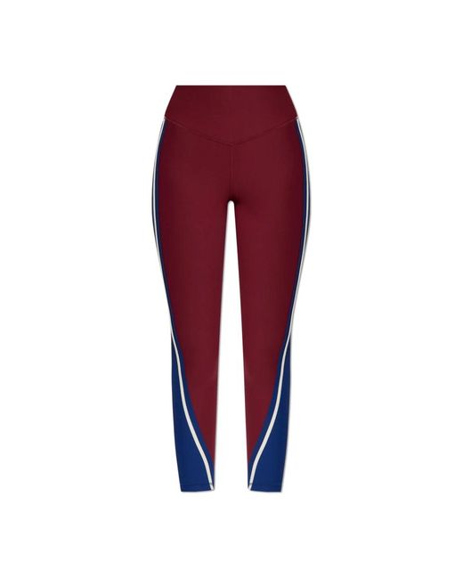 The Upside Broeken ,Rood ,Leer Adesa Leggings in het Red