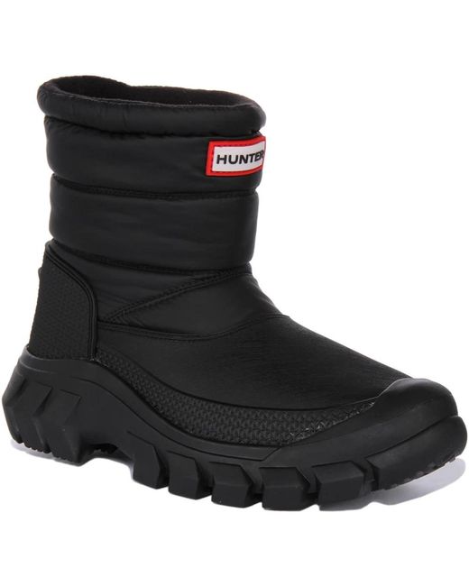 Hunter Black Winter Boots