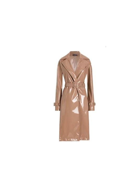 Dolce & Gabbana Natural Trench Coats