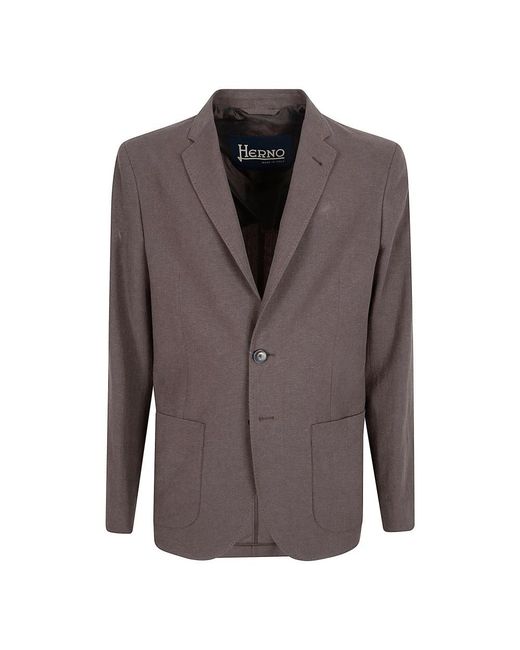 Herno Brown Blazers for men