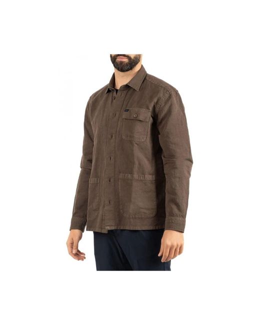 Light Jackets di Fay in Brown da Uomo