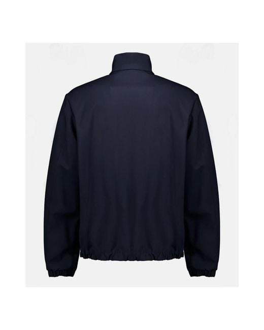 Moncler Blue Light Jackets for men