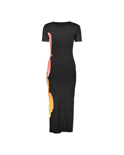 Midi Dresses Desigual de color Black