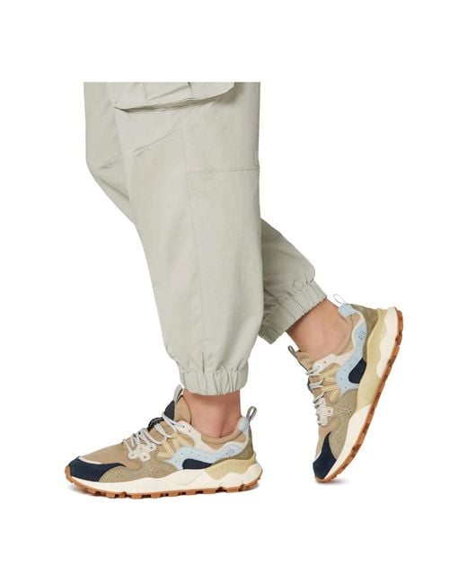 Flower Mountain White Sneakers for men