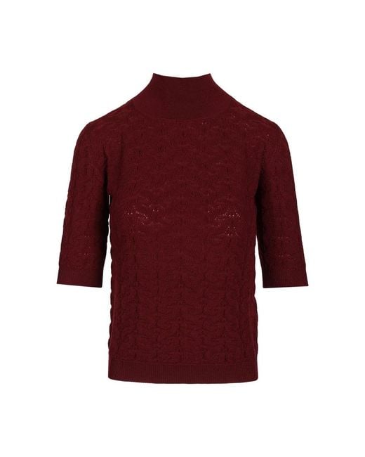 Etro Red Turtlenecks