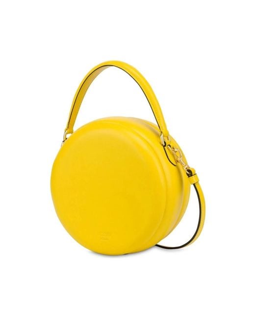 Moschino Handbags in Yellow | Lyst
