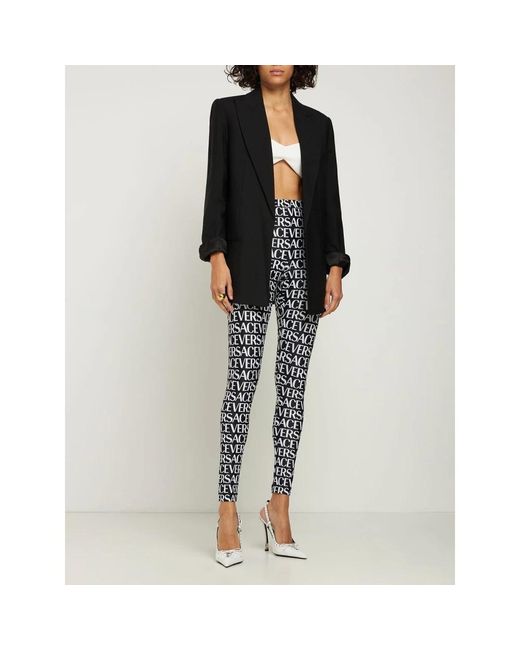 Versace Black Leggings