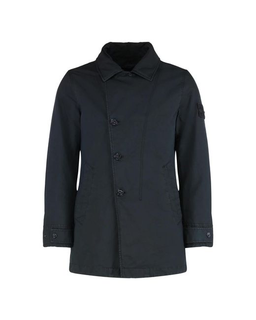 Stone Island Blue Parkas for men