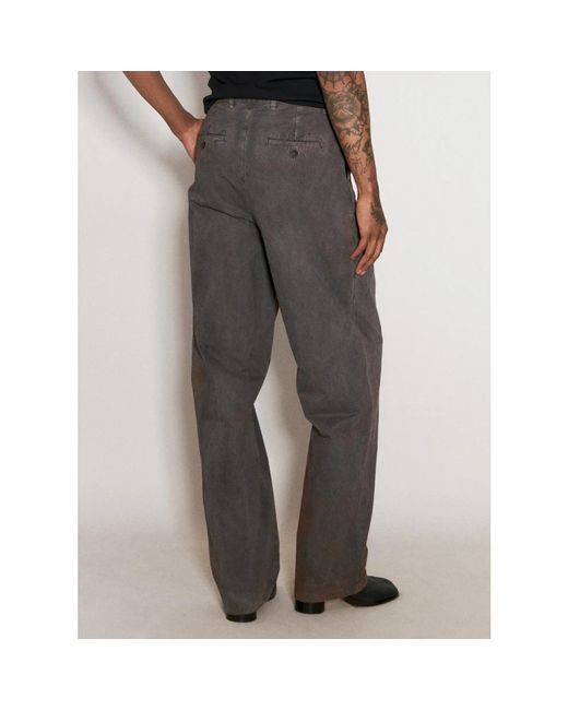 Y. Project Verrostete jeans mit gepresstem logo-stickerei in Gray für Herren