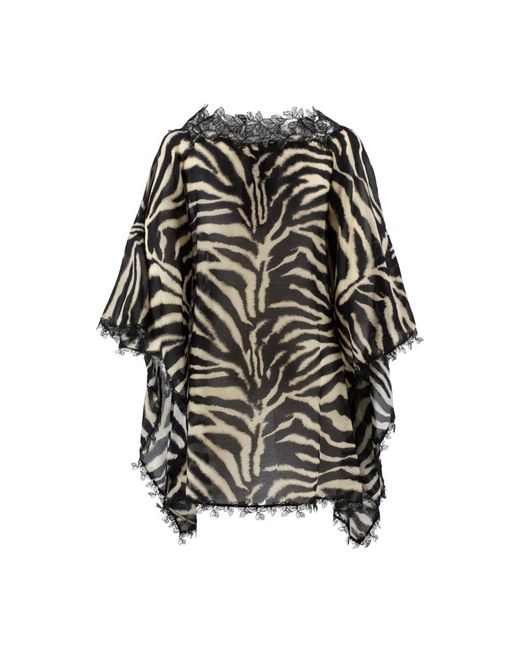 Ermanno Scervino Black Blouses