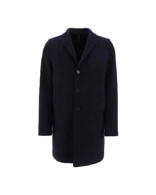 Harris Wharf London Boxy coat aus reiner schurwolle,boxy tel aus reiner schurwolle in Blue für Herren