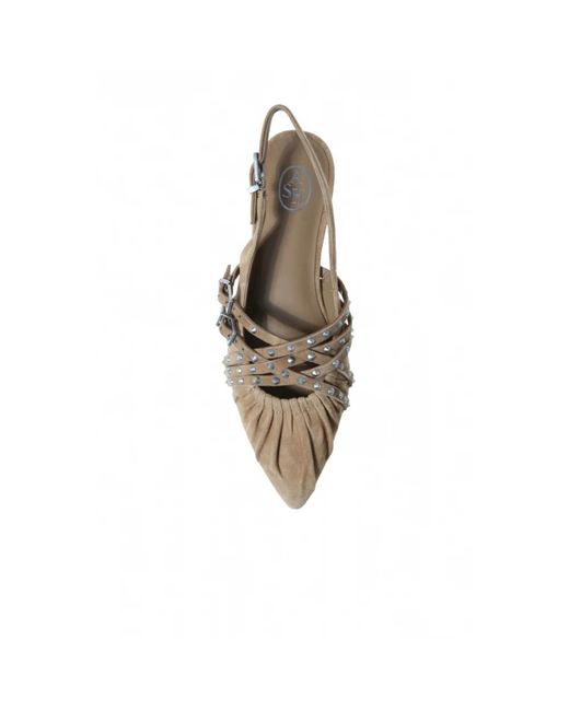 Ash Brown Ballerinas