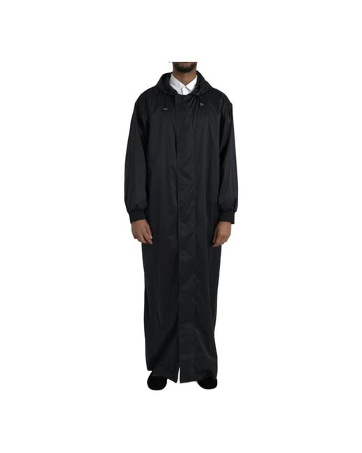 Dolce & Gabbana Black Rain Jackets for men