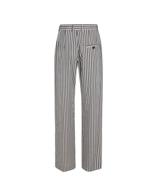 Tela Gray Wide Trousers