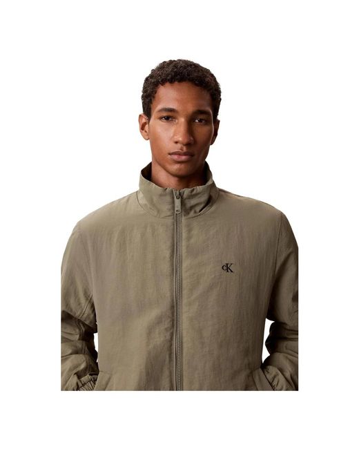 Calvin Klein Brown Bomber Jackets for men