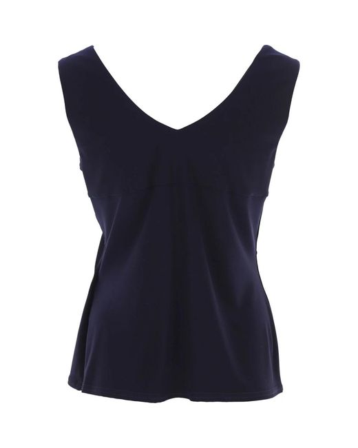 Joseph Ribkoff Blue Sleeveless Tops