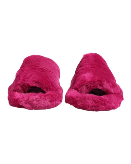 Dolce & Gabbana Pink Slippers for men