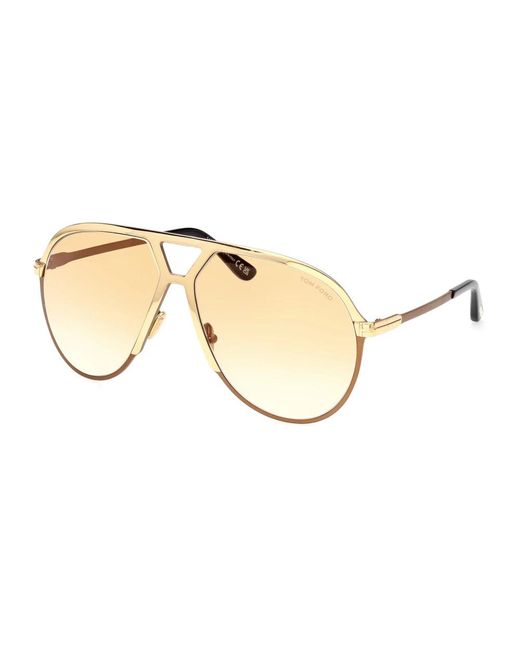 Tom Ford Metallic Sunglasses for men