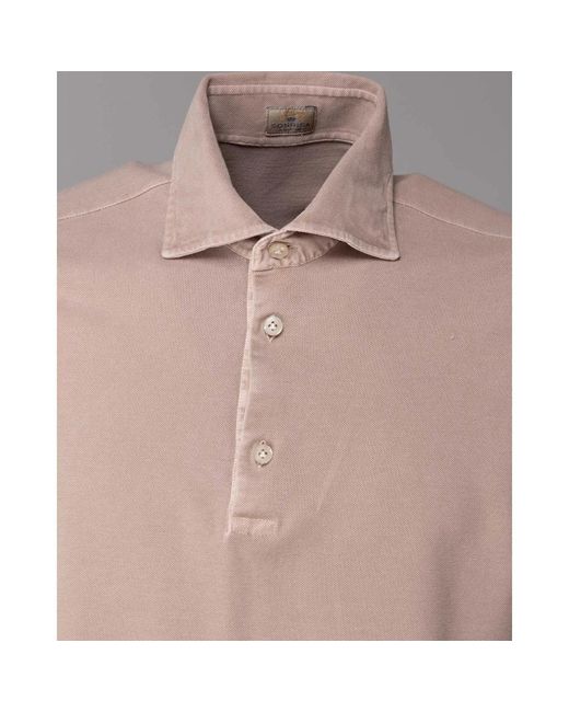 Sonrisa Pink Polo Shirts for men