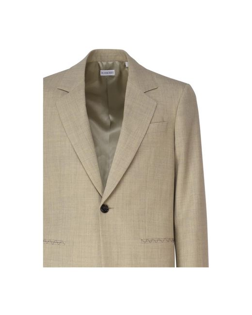 Burberry Natural Blazers for men