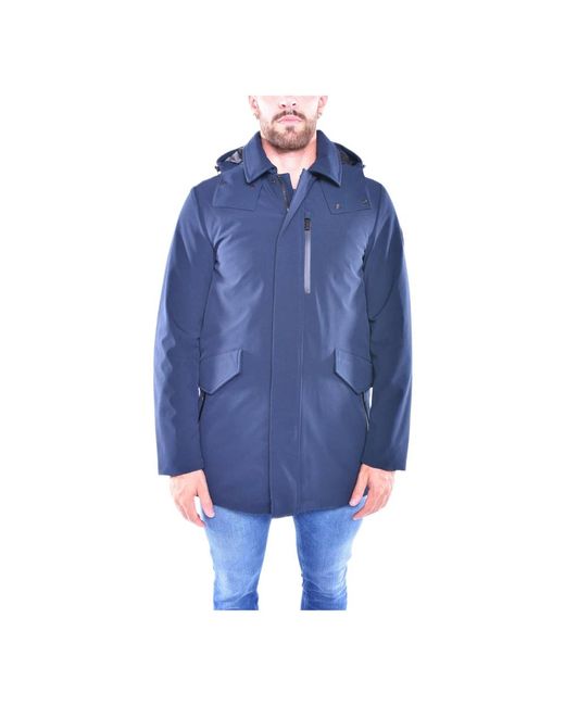 Woolrich Blue Winter Jackets for men