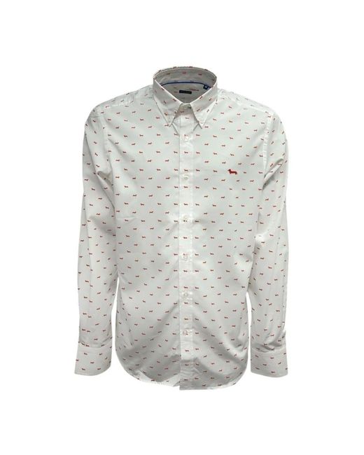 Harmont & Blaine Gray Casual Shirts for men