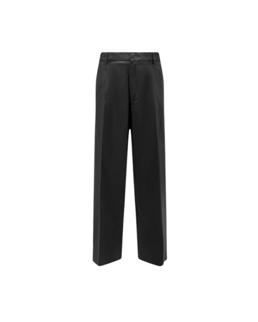 Amaranto Wide Broeken in het Black voor heren