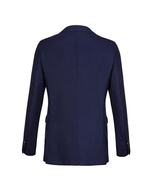 Billionaire Jassen ,Blauw ,Wol Blazer Crest in het Blue voor heren