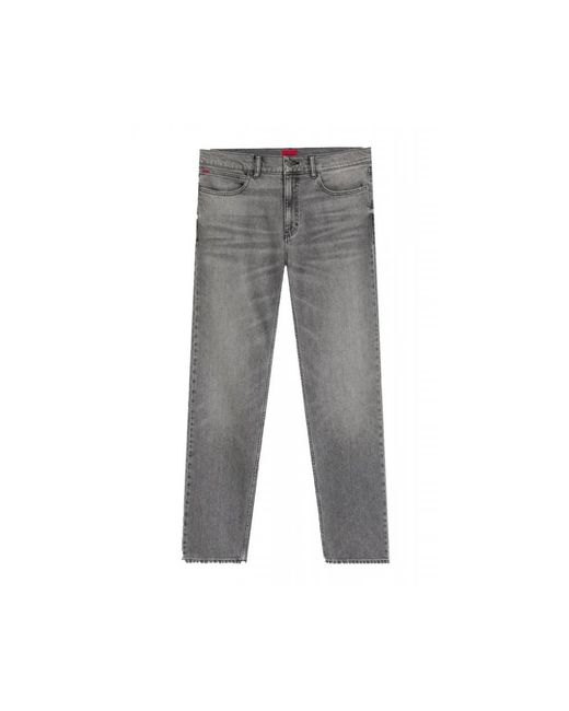 HUGO Gray Slim Fit Jeans for men
