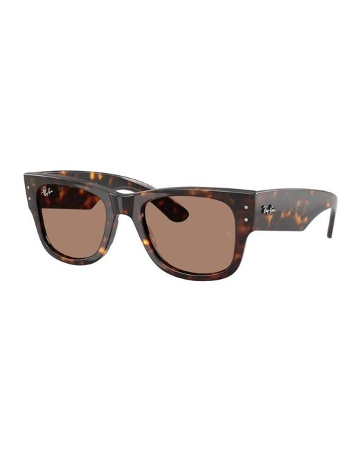 Ray-Ban Bold Wayfarer Zonnebril in het Brown voor heren