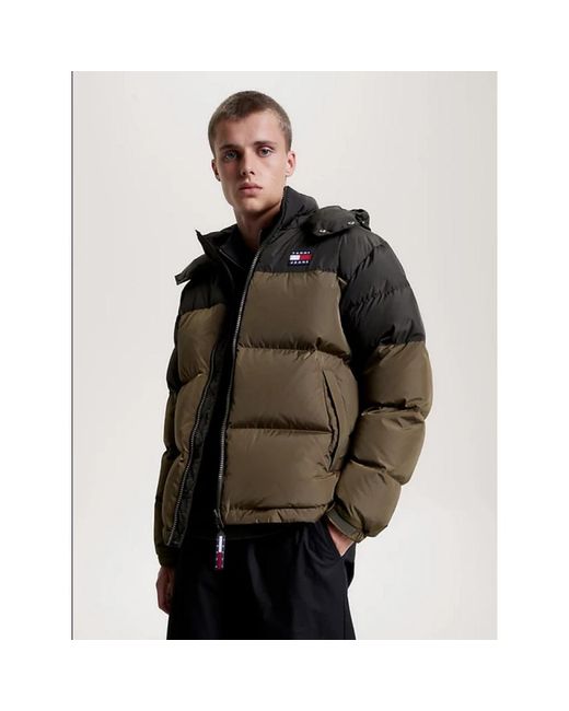 Tommy Hilfiger Green Down Jackets for men