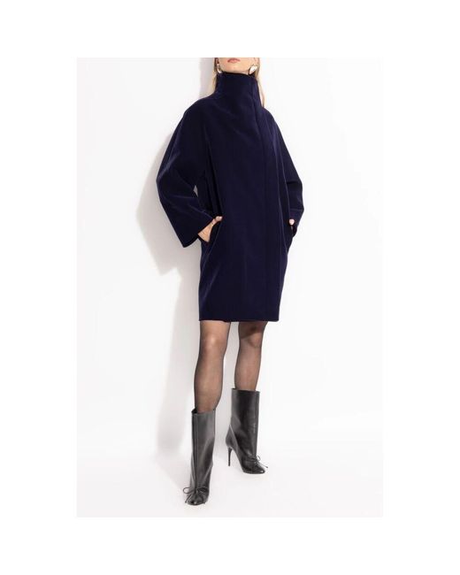 Single-Breasted Coats Alaïa de color Blue