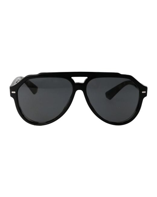 Occhiali da sole alla moda con modello 0dg4452 di Dolce & Gabbana in Black da Uomo