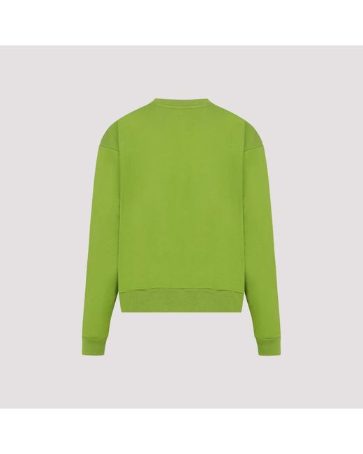 Marni Grüner baumwoll-sweatshirt ss24 in Green für Herren