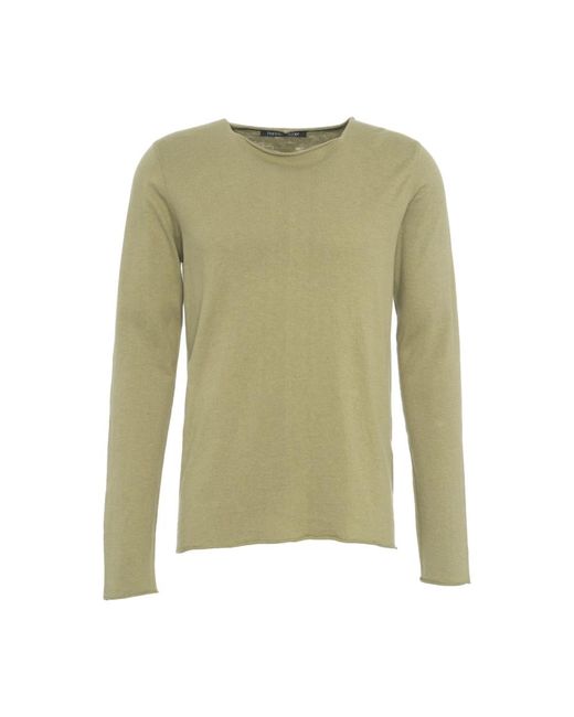 Round-Neck Knitwear Hannes Roether de hombre de color Green
