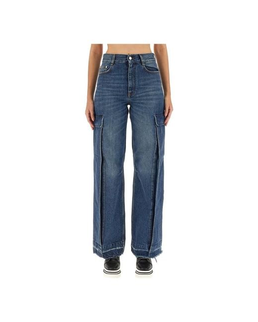 Stella McCartney Blue Straight Jeans