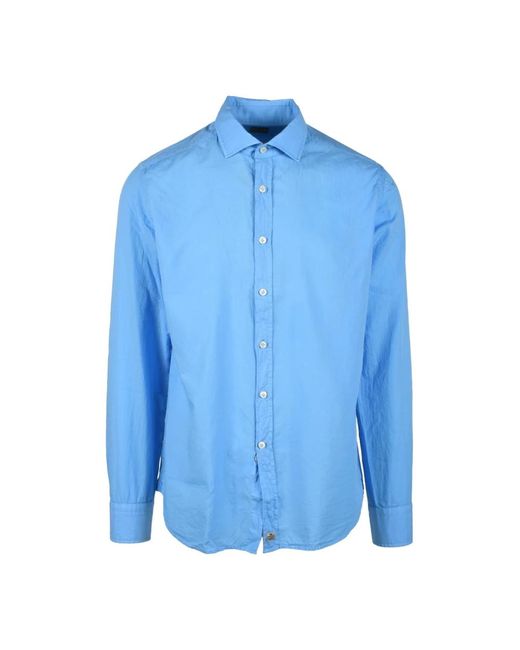 Casual Shirts Sonrisa de hombre de color Blue