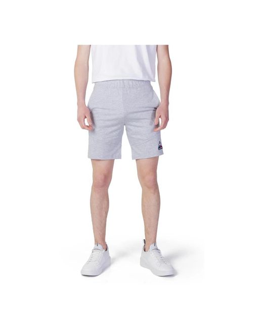 Le Coq Sportif Blue Casual Shorts for men