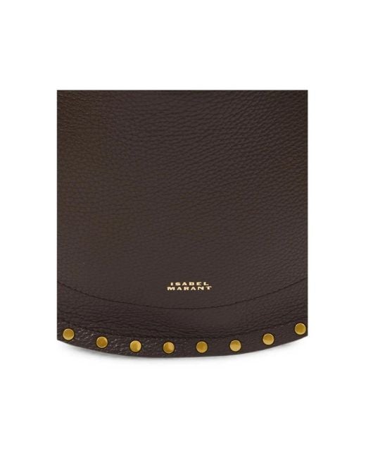 Isabel Marant Brown Oskan Soft Zip Bag