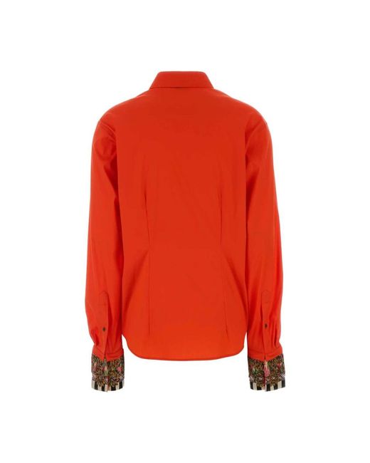 Dries Van Noten Red Shirts