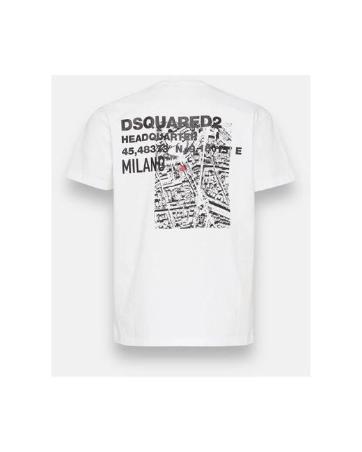 T-Shirts DSquared² de hombre de color White