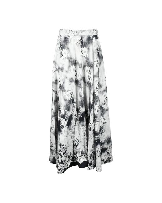 MSGM White Maxi Skirts