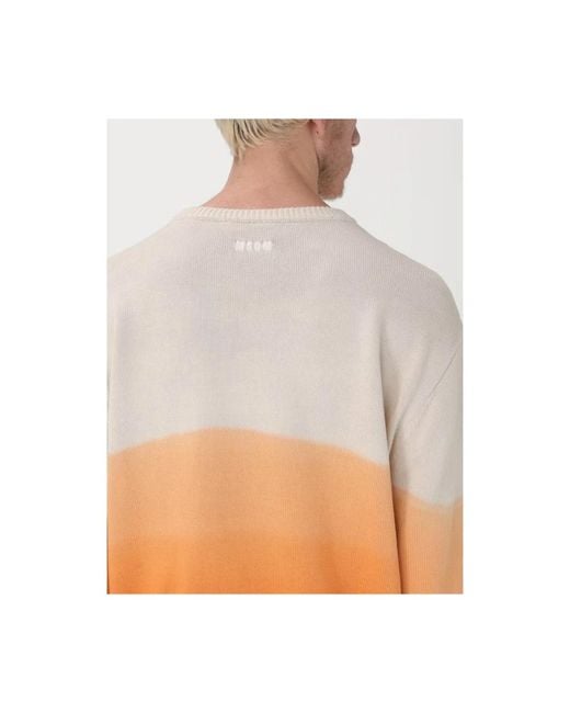 MSGM Round-Neck Knitwear in het Orange voor heren